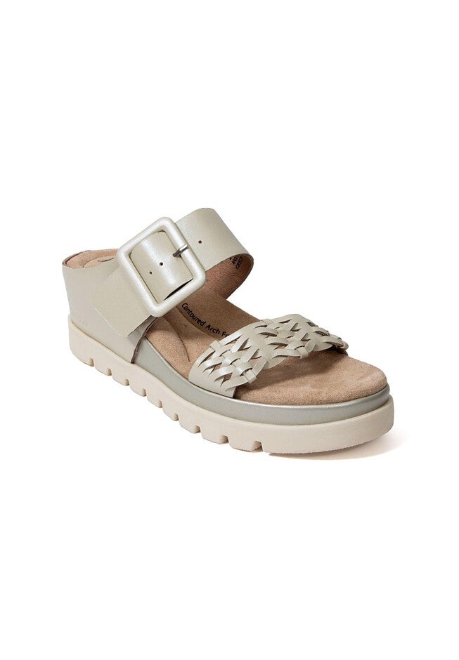 Dara Slip On Wedge, PALE GOLD, hi-res image number null