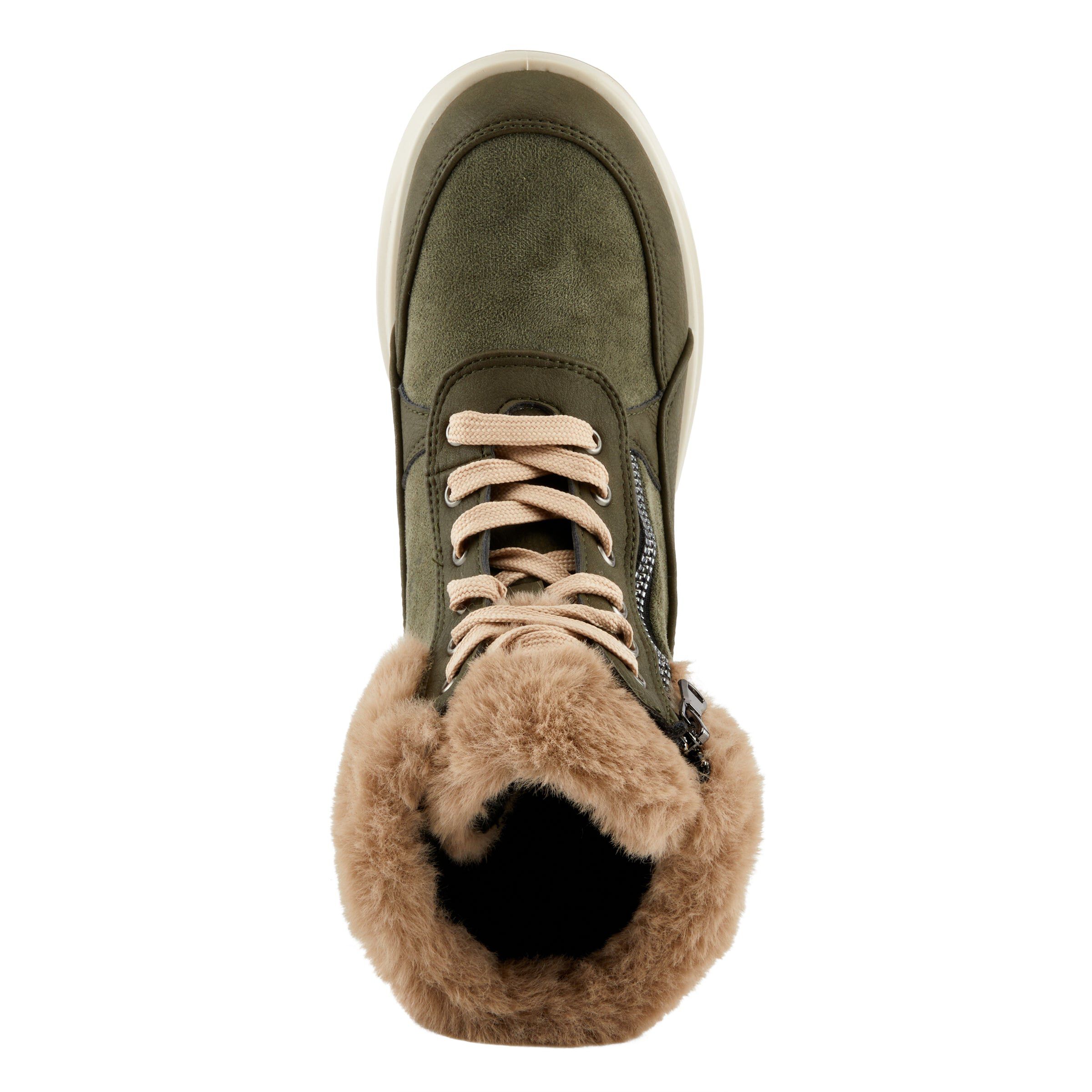 Burrell Bootie, OLIVE GREEN, alternate image number 3