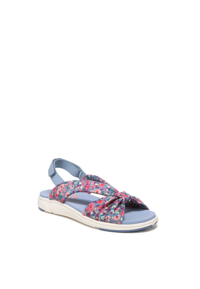Macy Floral Sandal, BLUE MULTI FABRIC, hi-res image number null