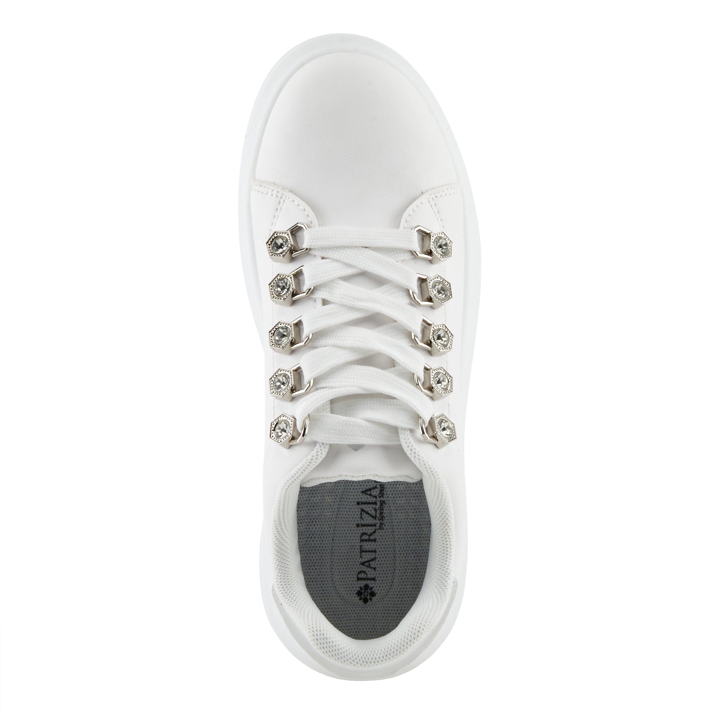 Leontine Fashion Sneaker, WHITE, alternate image number 3