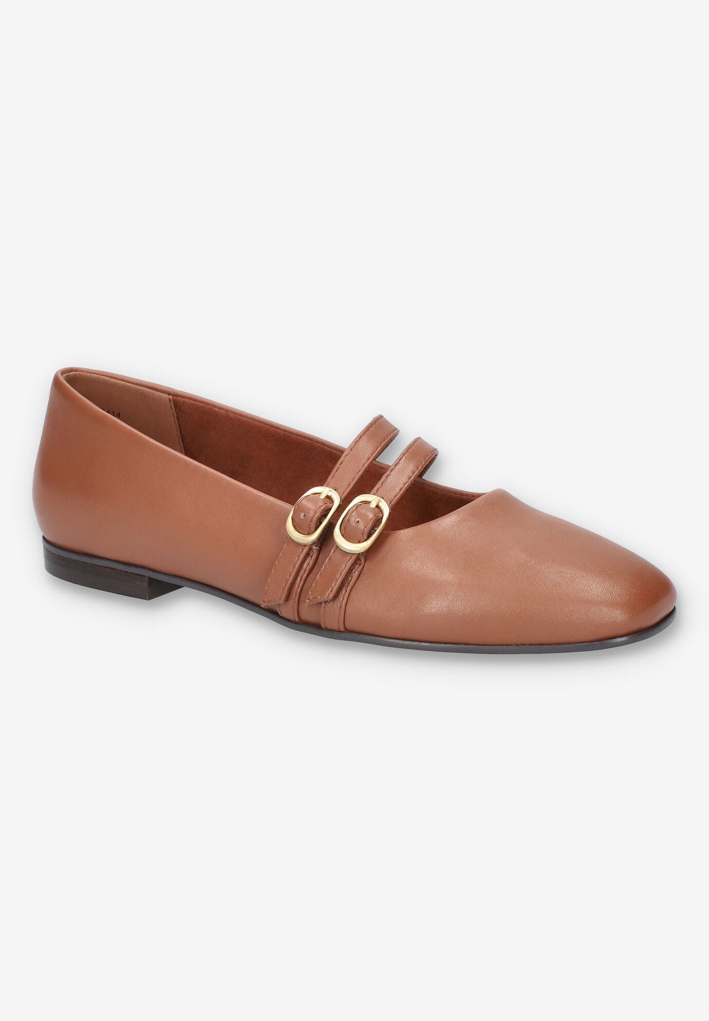 Davenport Casual Flat, DARK TAN LEATHER, hi-res image number 0
