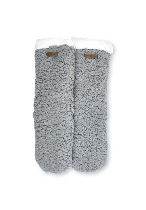 Faux Shearling Cabin Sock, , alternate image number null