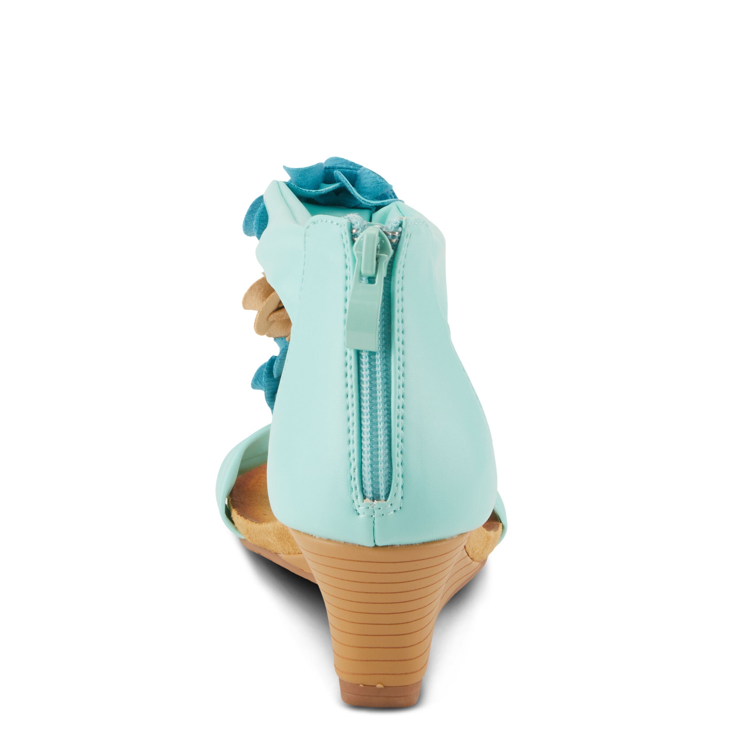 Harlequin T-Strap Sandal, AQUA, on-hover image number 1