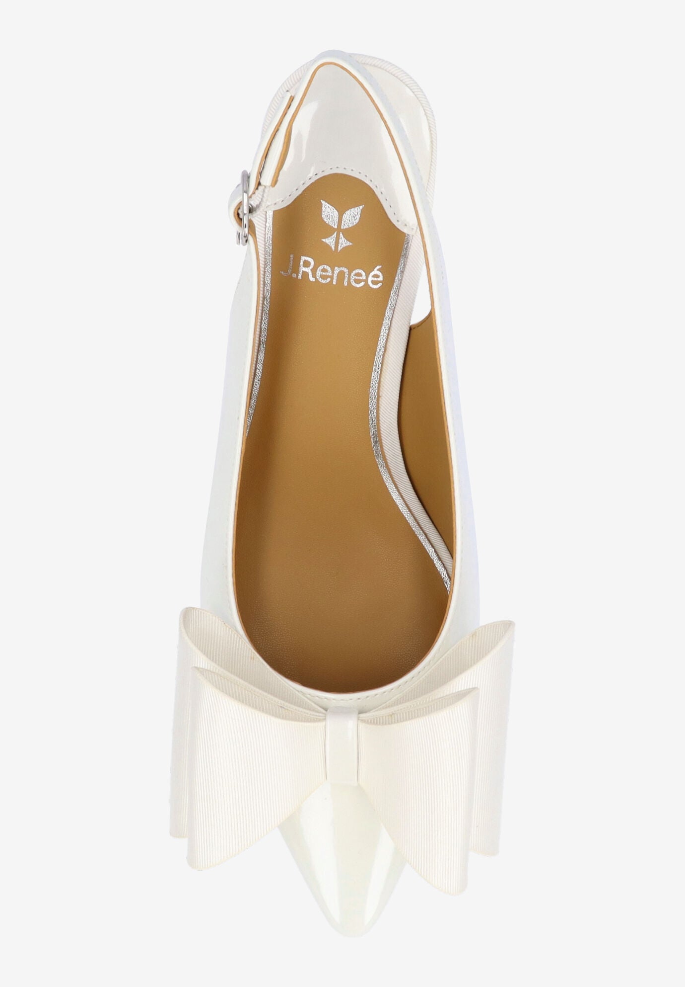 Delmare Sling Back Pump, WHITE, alternate image number 1