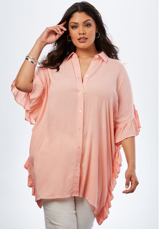 Poncho Tunic, NO COLOR, hi-res image number 0