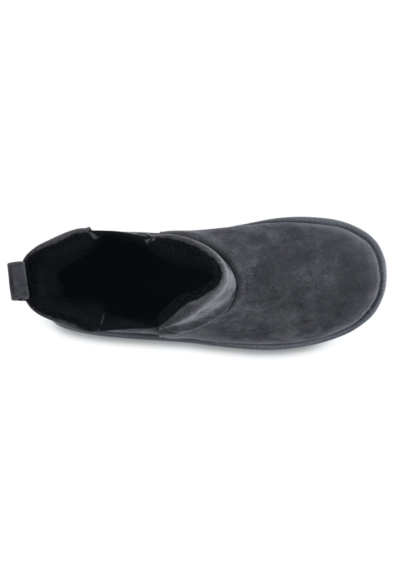 Faux Suede Double Gore Ankle Boot, , alternate image number 3