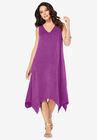 Sleeveless Swing Dress, PURPLE MAGENTA, hi-res image number null
