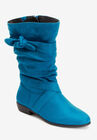 Heather Wide Calf Boot, TEAL, hi-res image number null