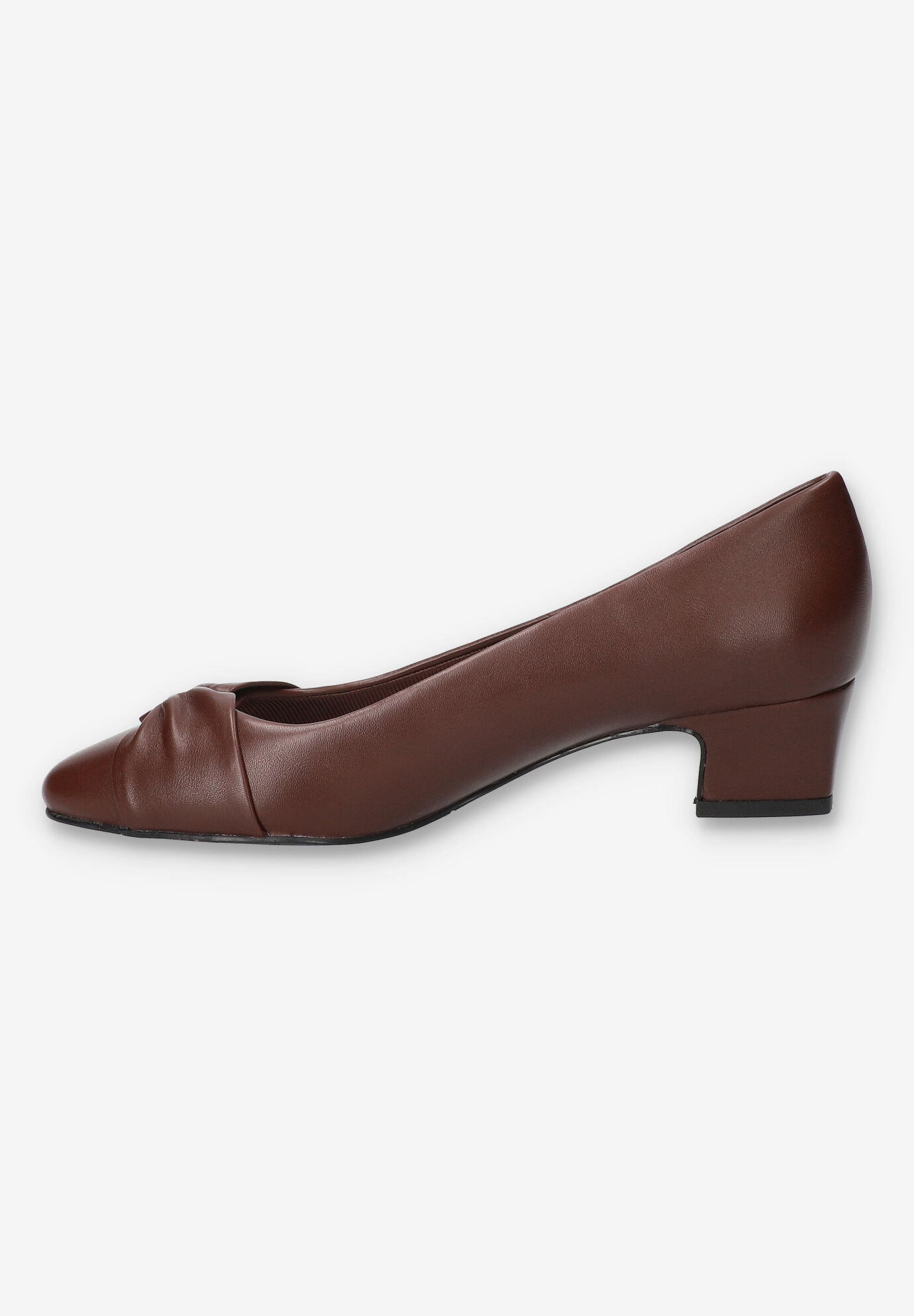 Lyanna Block Heel Pump, BURGUNDY, alternate image number 4
