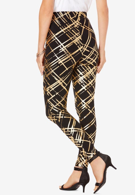 Foil-Print Legging, , on-hover image number null