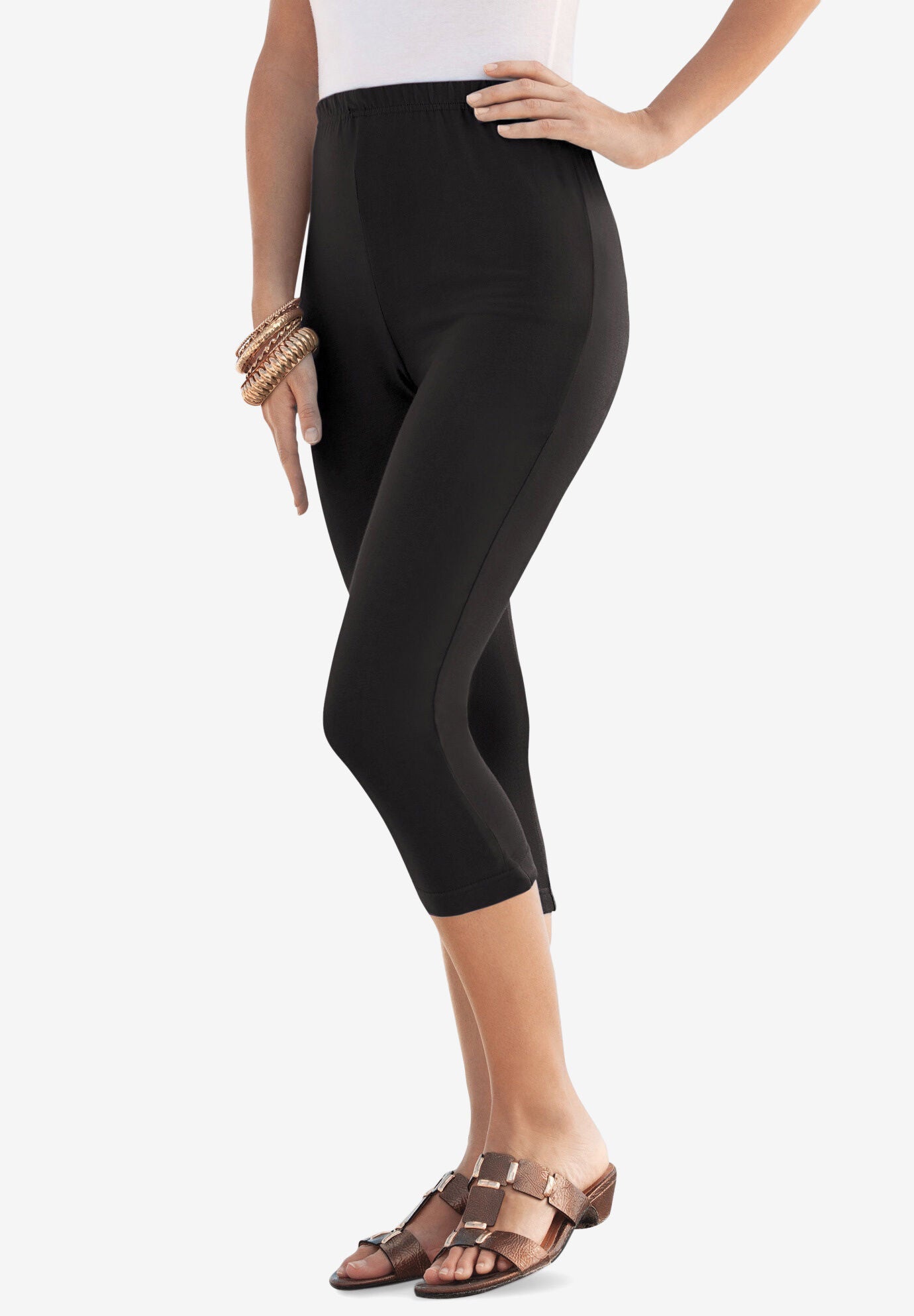 Cheap plus size capri leggings hotsell
