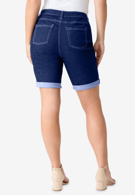 Cuffed Denim Short, , on-hover image number null