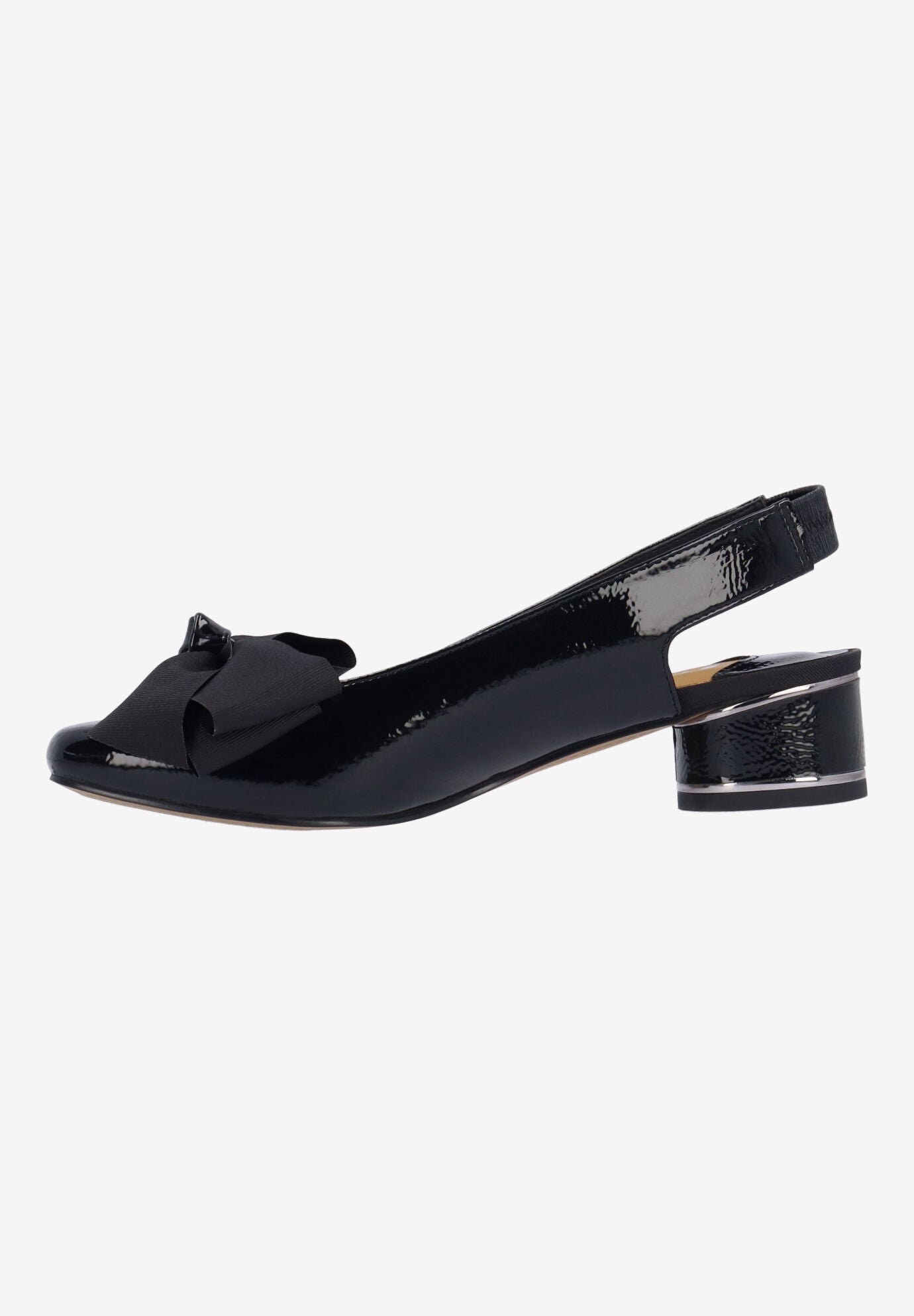 Lazule Sling Back Pump, BLACK, alternate image number 4