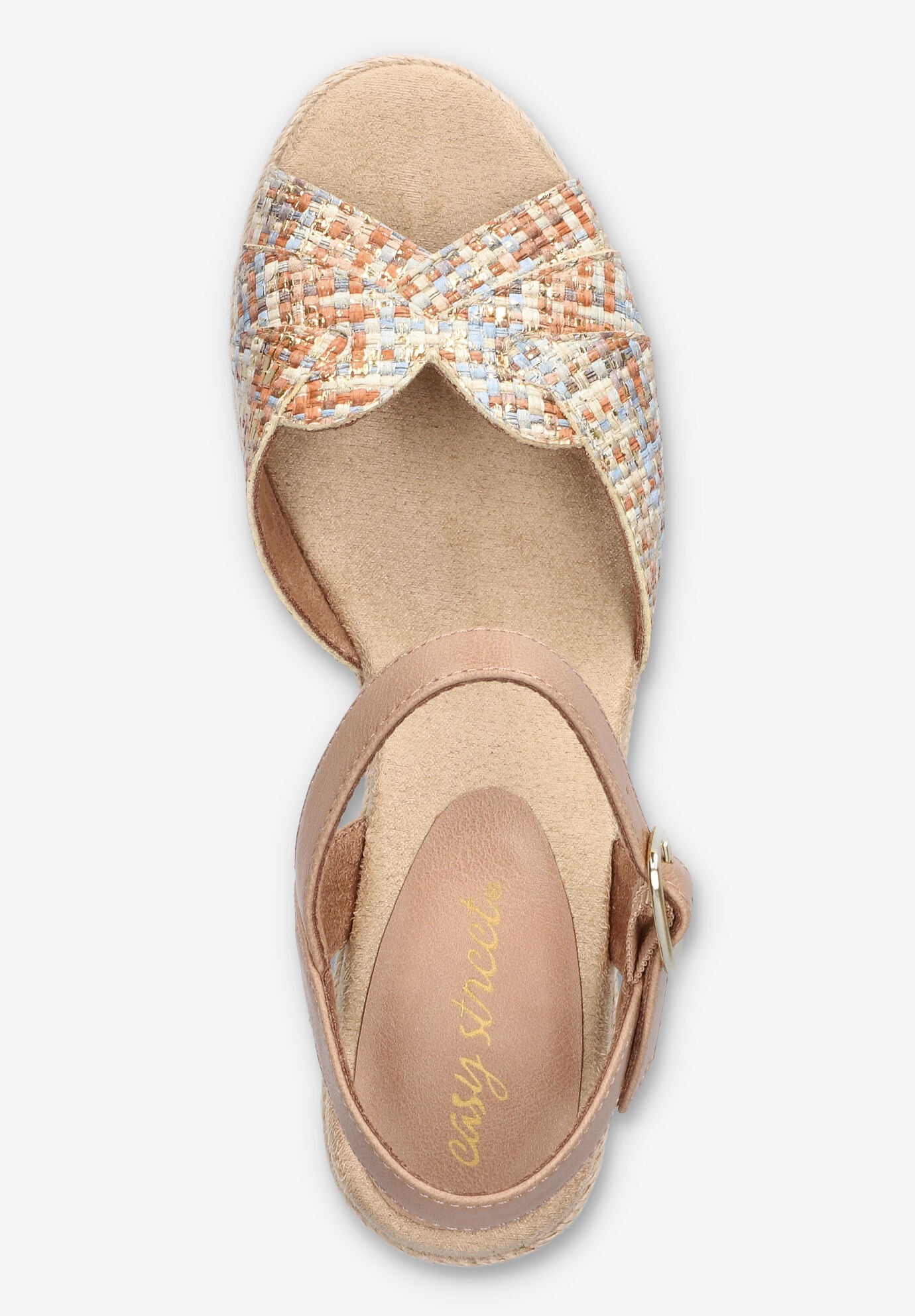 Miramar Espadrille Wedge Sandal, PASTEL MULTI WOVEN, alternate image number 6