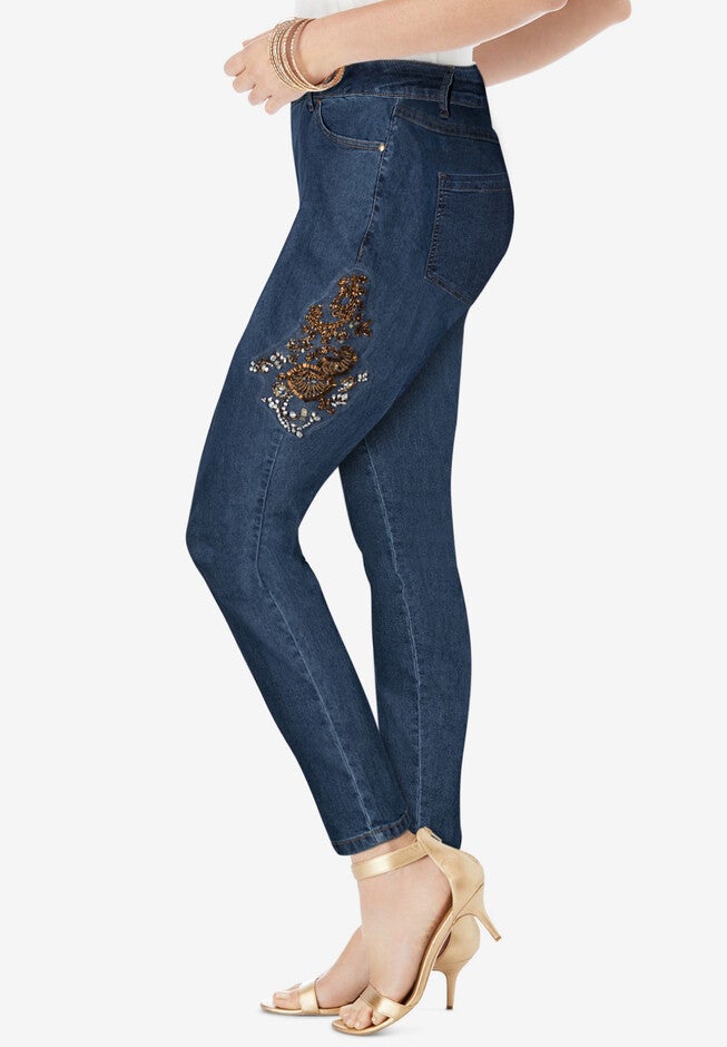 Embellished Skinny Jean, , alternate image number 2