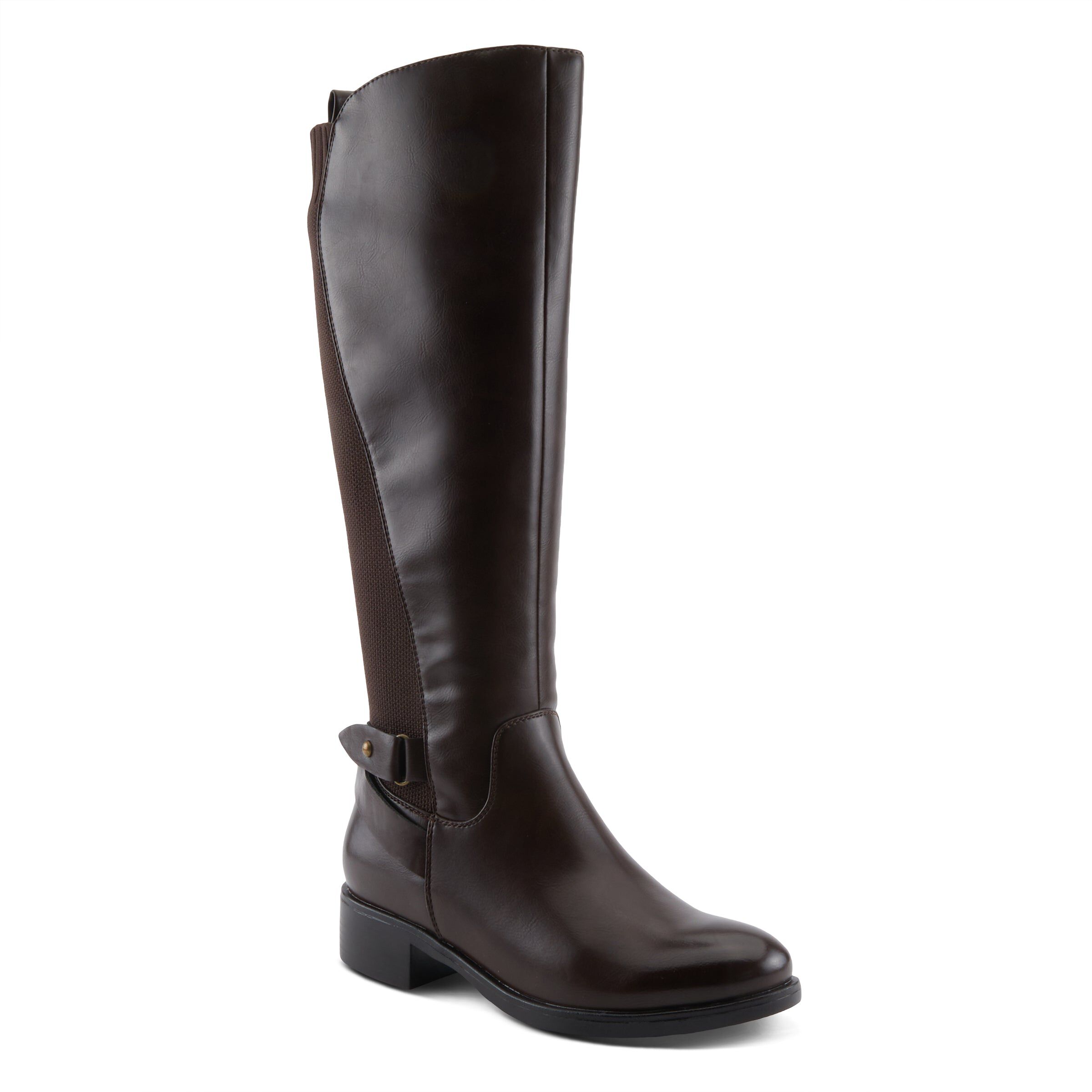 Papina Knee High Tall Boot, DARK BROWN, hi-res image number 0