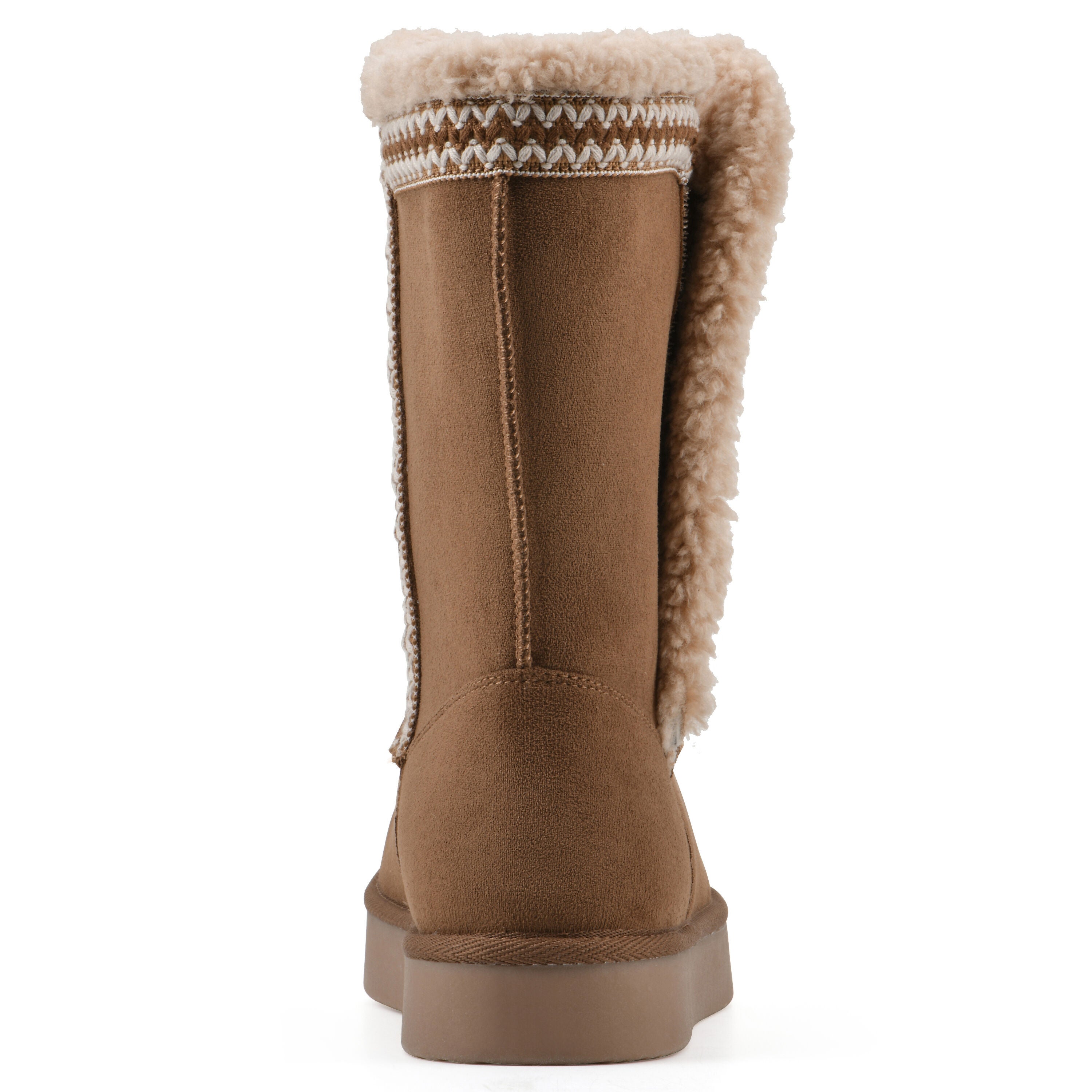 Blanca Faux Fur-Lined Boot, LIGHT CHESTNUT, on-hover image number 1