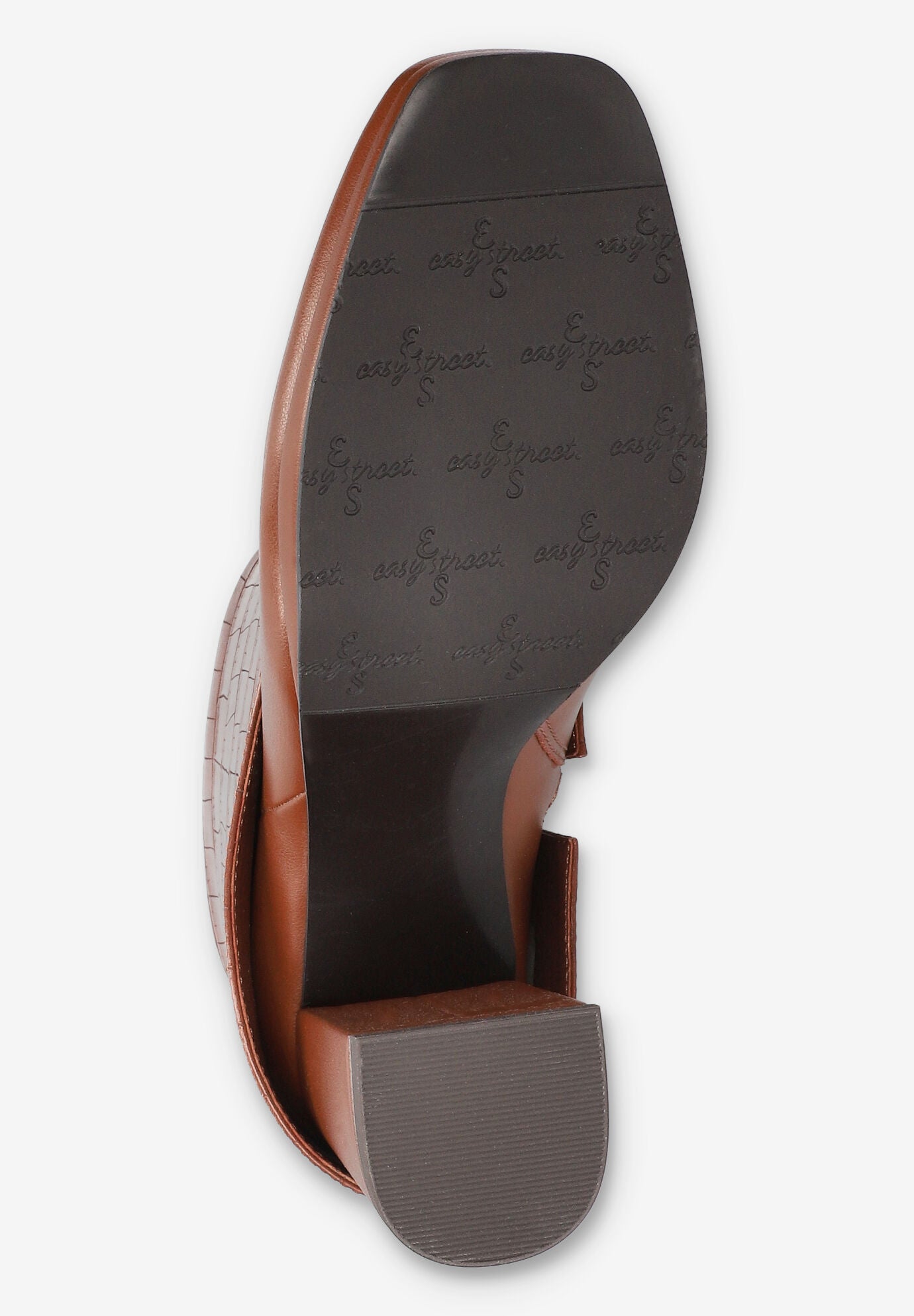 Sutton Sqaure Toe Ankle Boot, TAN CROCO, alternate image number 5