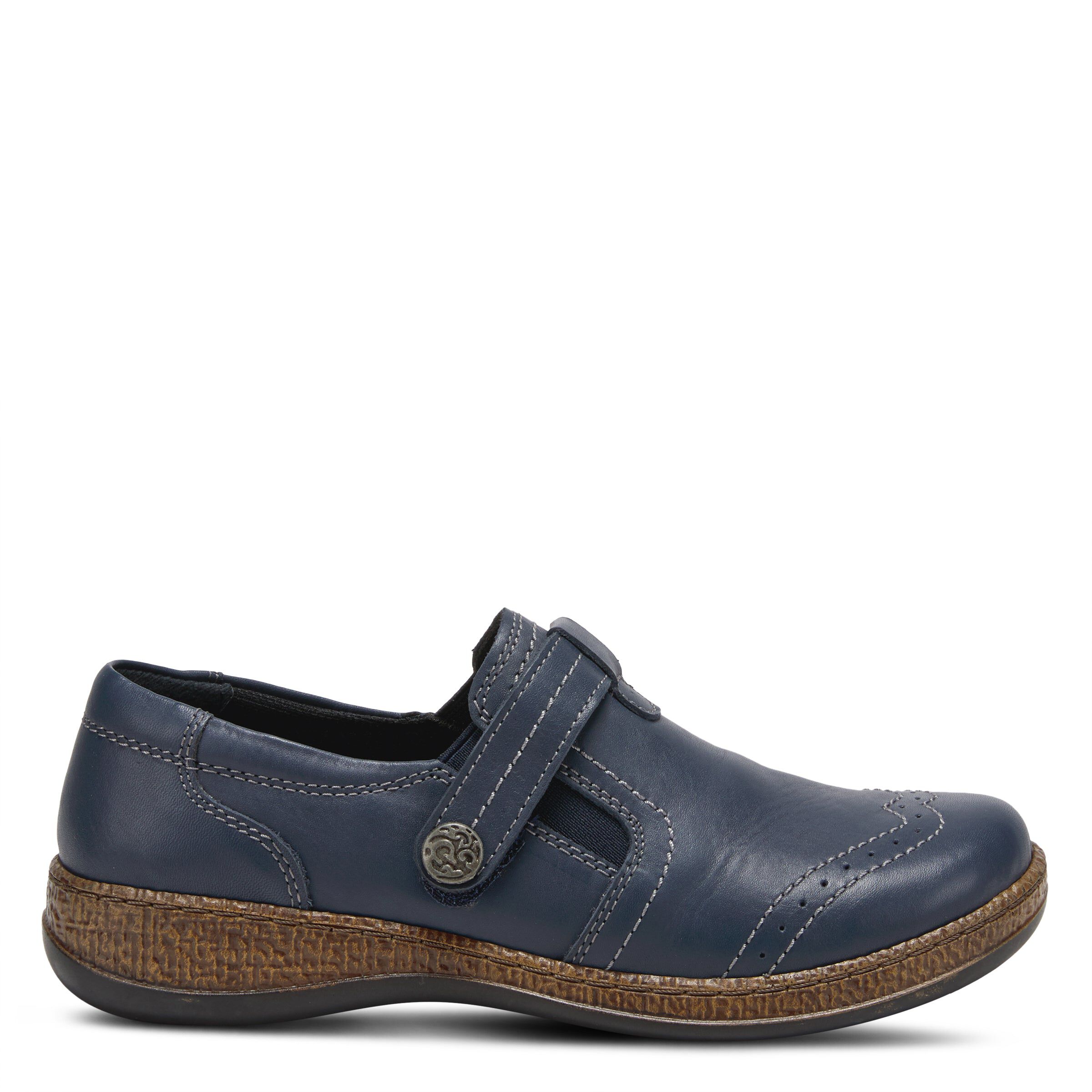 Smolqua Flat Shoes, NAVY, alternate image number 4