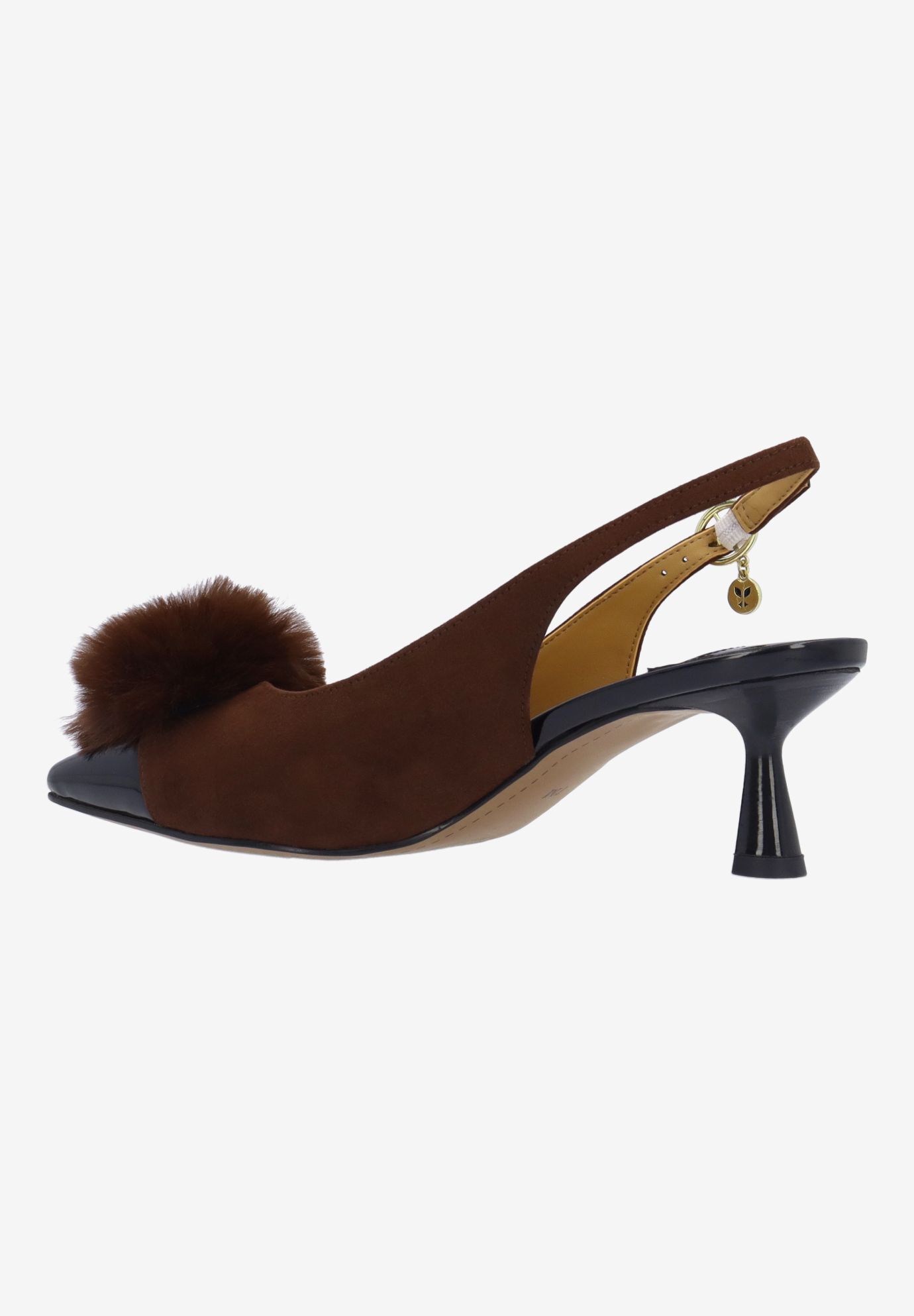 Hevina Sling Back Pump, BROWN BLACK, alternate image number 5