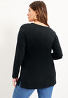 Long-Sleeve V-Neck One + Only Tunic, , on-hover image number null