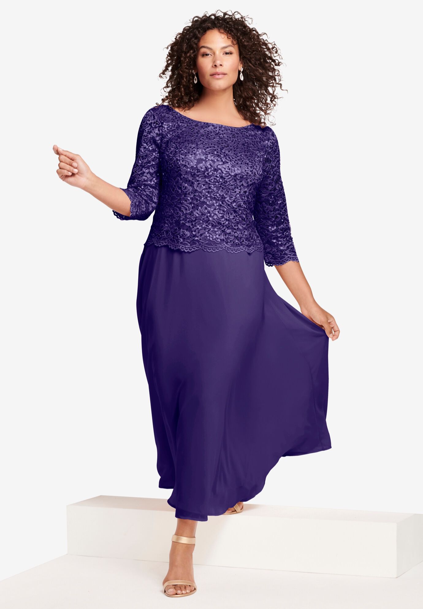 Special occasion plus size separates store