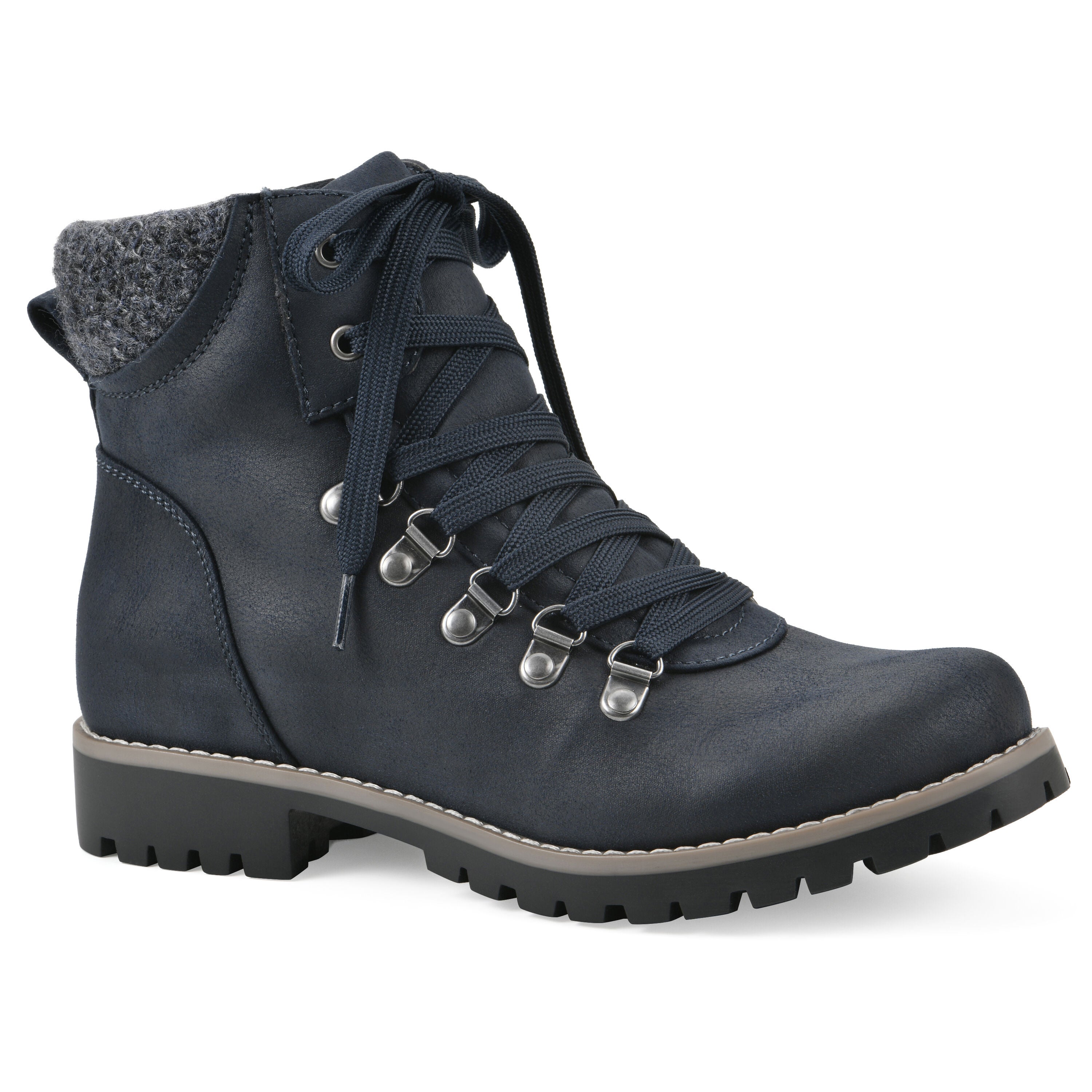 Primed Lace-Up Bootie, DARK NAVY, hi-res image number 0