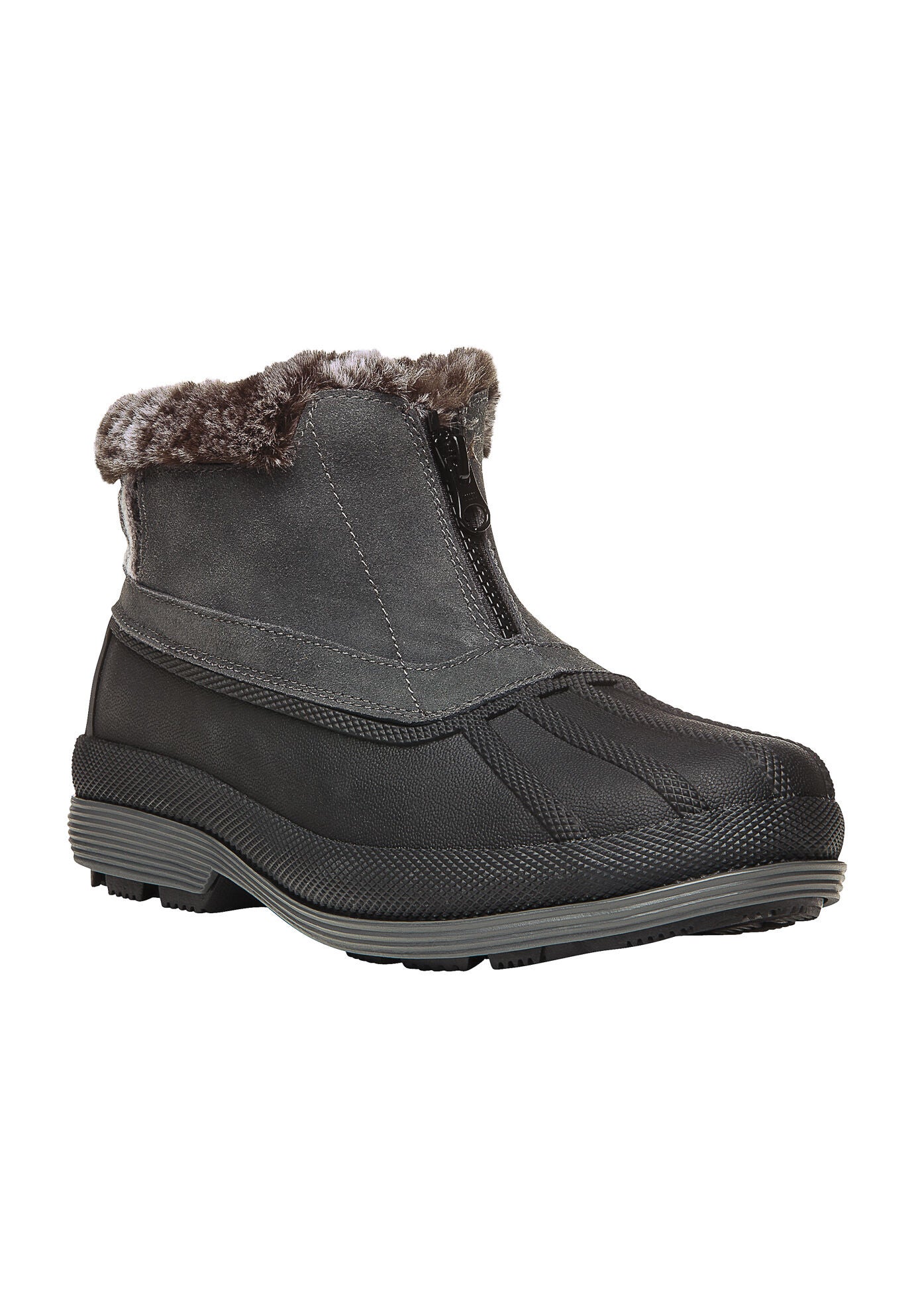 Lumi Ankle Zip Wateproof Bootie, GREY, hi-res image number 0