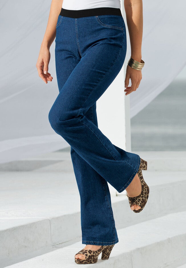 Plus Size Invisible Stretch® All Day Bootcut Jean, , alternate image number 2