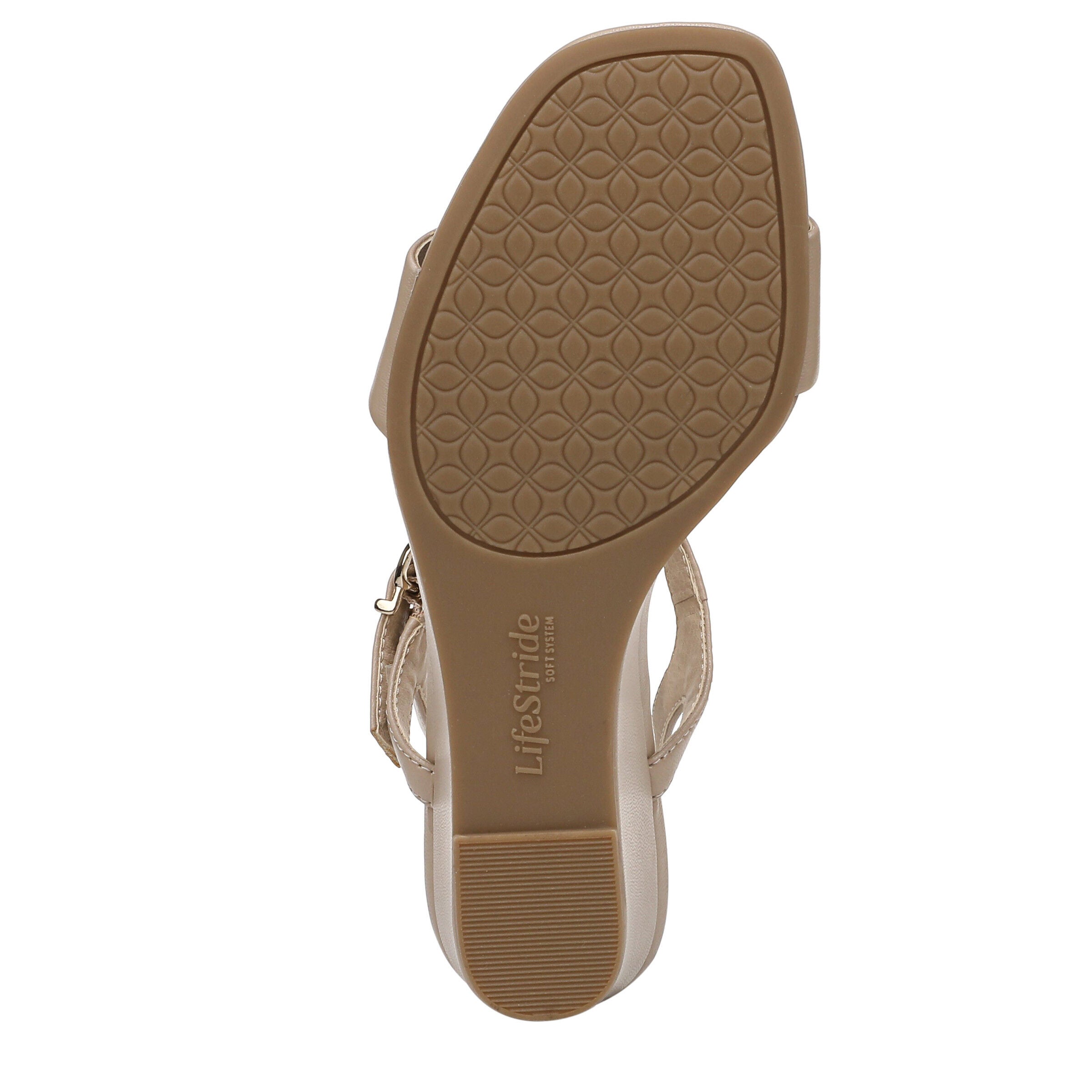 Sawyer Wedge Dress Sandal, TENDER TAUPE, alternate image number 7