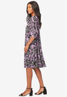 Ultrasmooth® Fabric Boatneck Swing Dress, , alternate image number null