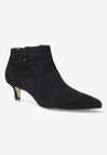 Bindi Bootie, BLACK SUEDE LEATHER, hi-res image number null
