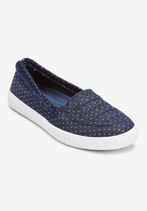 The Analia Slip-On , DENIM DOT, hi-res image number null