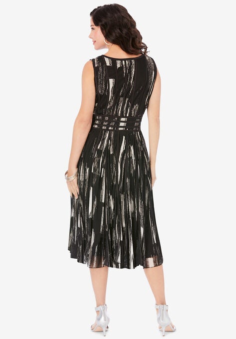 Sleeveless Mesh Dress, , on-hover image number null