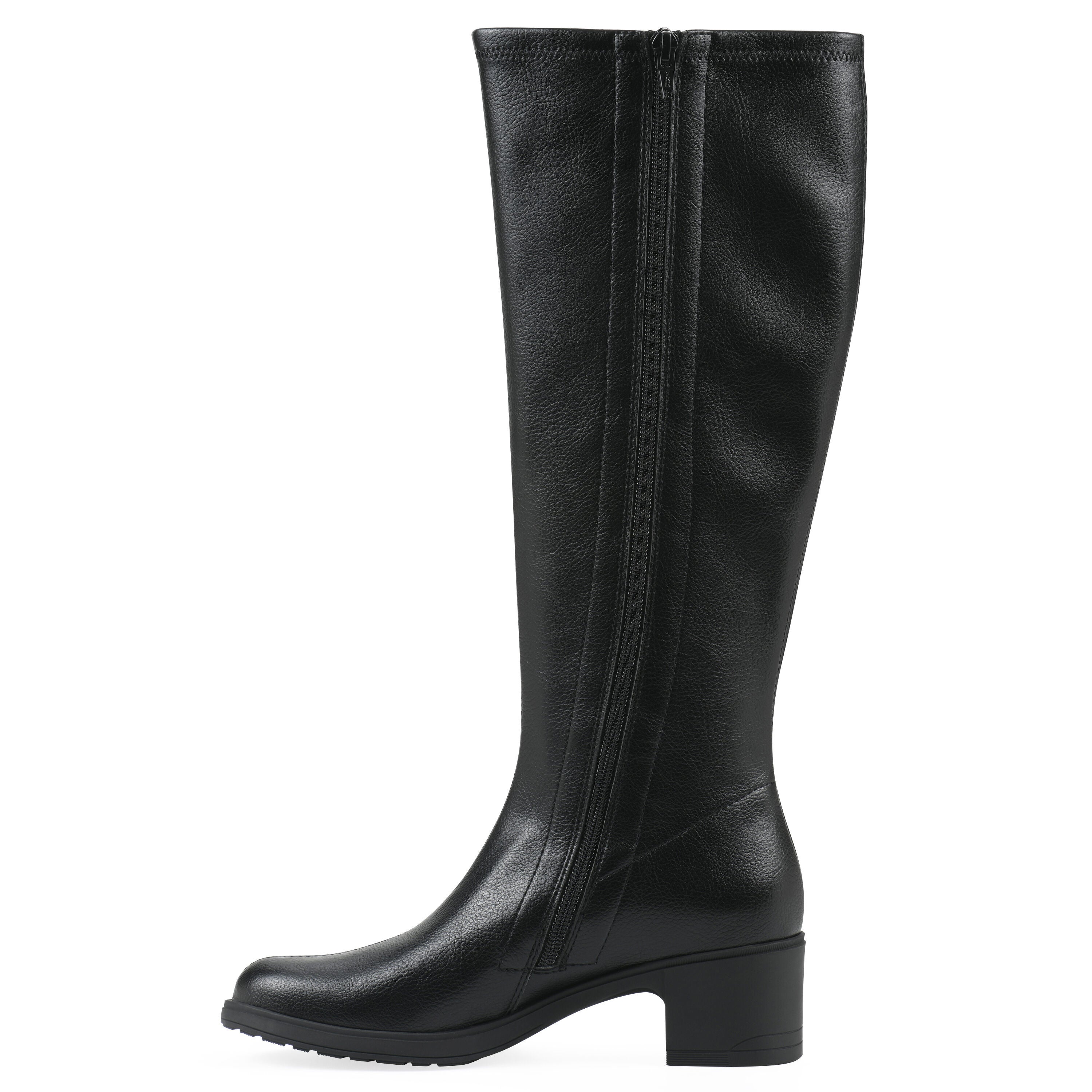 Humbert Tall Shaft Boot, BLACK SMOOTH, alternate image number 3