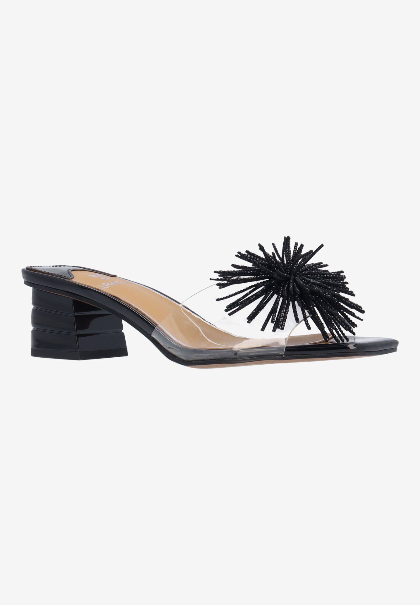 Ozara Slip-On Sandal, CLEAR BLACK, hi-res image number 0