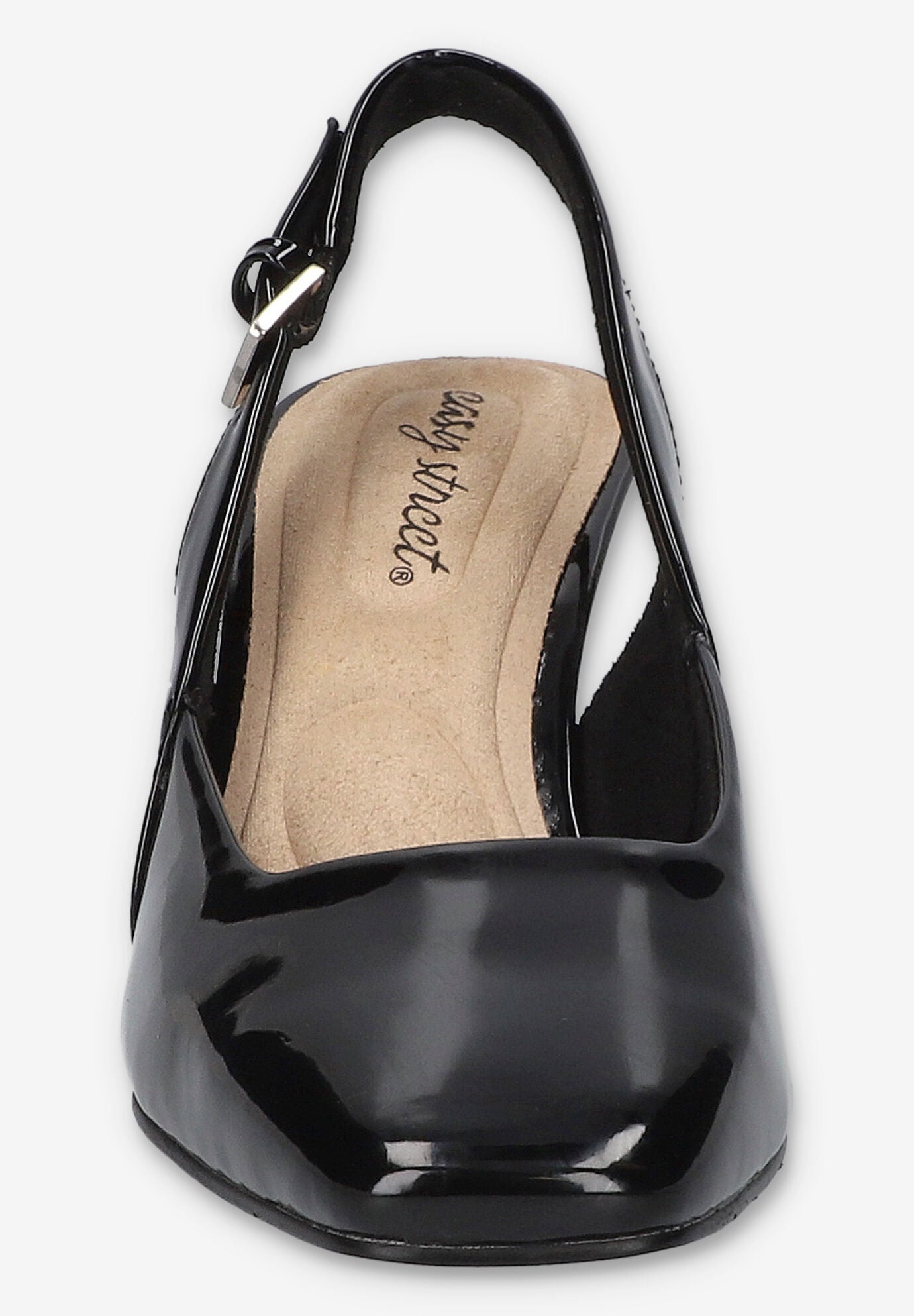 Ritsa Square Toe Slingback Pump, BLACK PATENT, on-hover image number 1