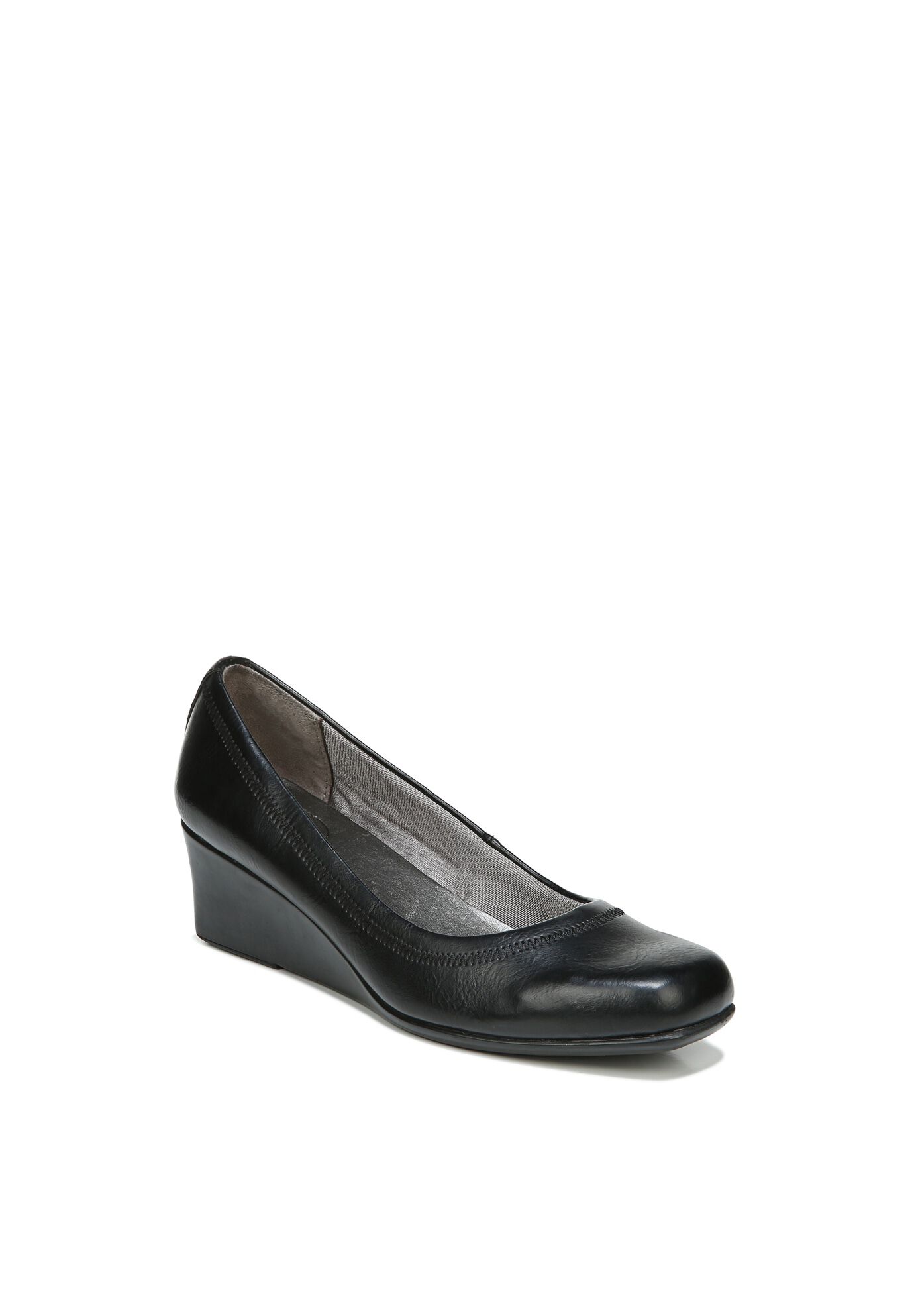 Groovy Wedge , BLACK LEATHER, hi-res image number 0