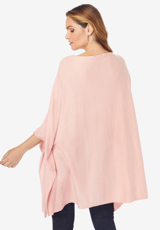 Fine Gauge Poncho Sweater, , on-hover image number 1