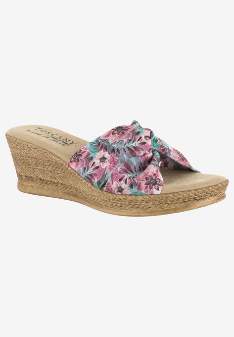 Dinah Tuscany Sandal , MULTI ROSE FLORAL, hi-res image number null