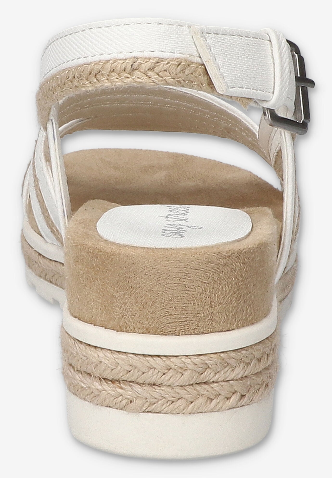 Mel Wedge Sandal, WHITE, alternate image number 3