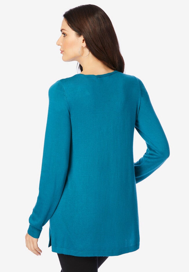 Lace-Applique Pullover Sweater, , on-hover image number null