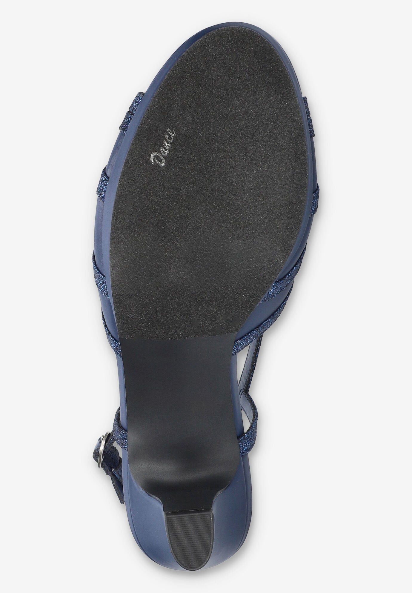 Starlight Heeled Sandals, NAVY SATIN, alternate image number 5