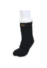 Faux Shearling Cabin Sock, BLACK, hi-res image number null
