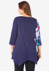 Printed Handkerchief-Hem Tunic, , on-hover image number null