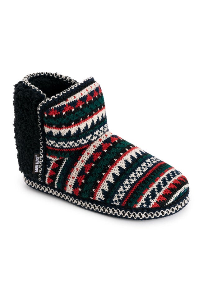 Anita Slippers, BLACK FAIRISLE, hi-res image number 0