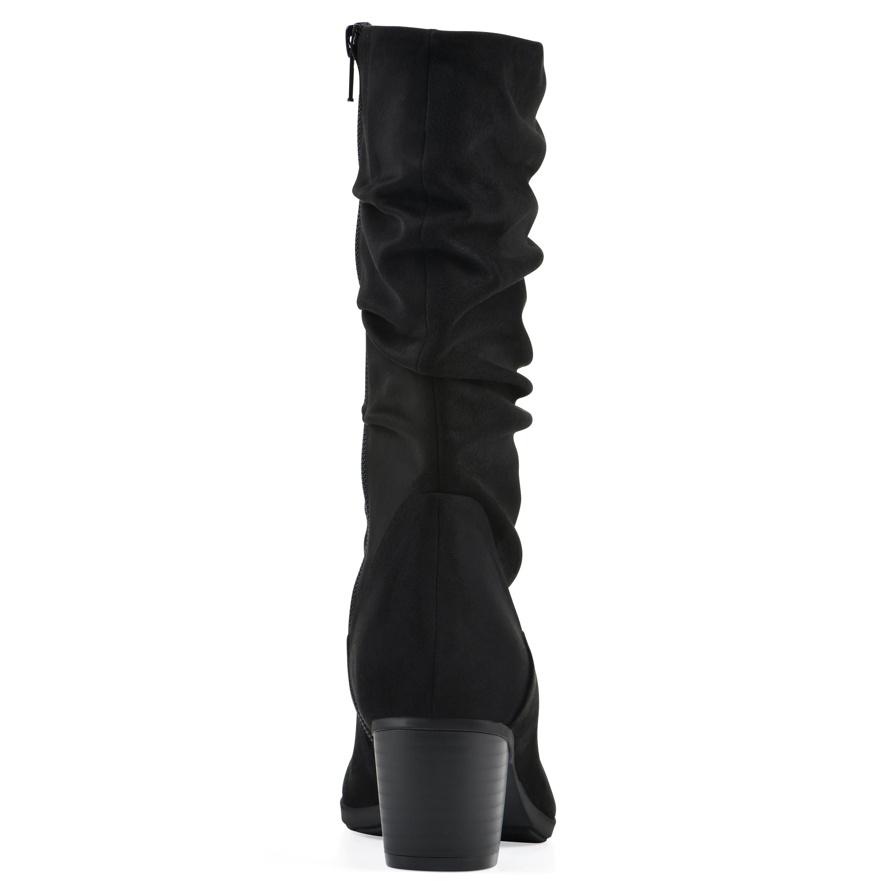 Angelie Mid Shaft Boot, BLACK FABRIC, on-hover image number 1