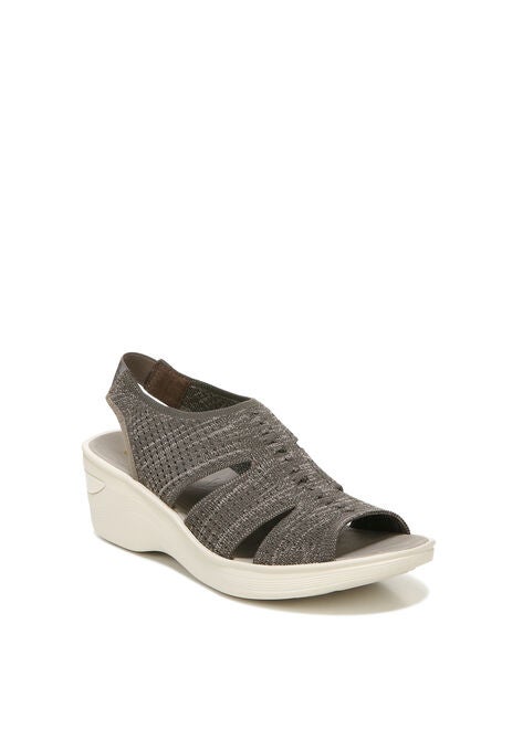 Double Up Wedge Sandal, MOREL BROWN, hi-res image number null