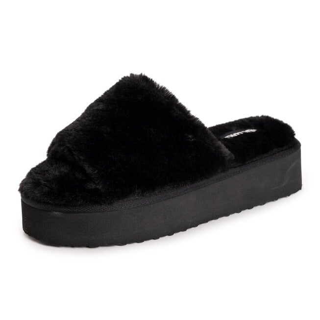 Platform Slide Slipper, BLACK, hi-res image number 0
