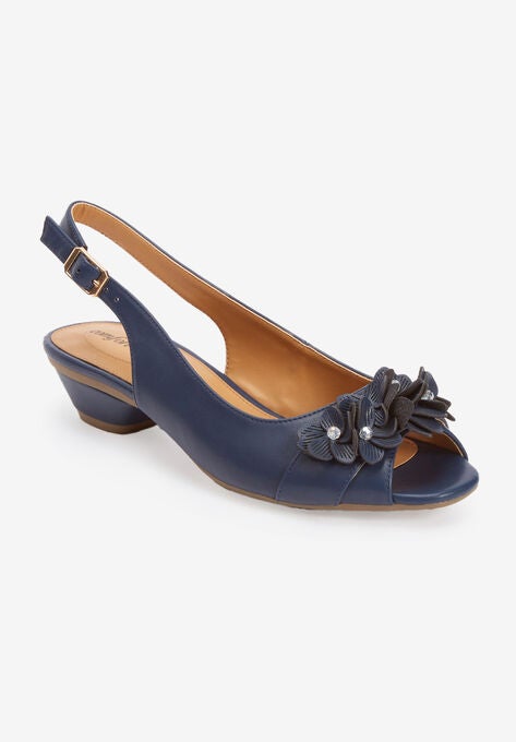 The Rider Slingback , NAVY, hi-res image number null